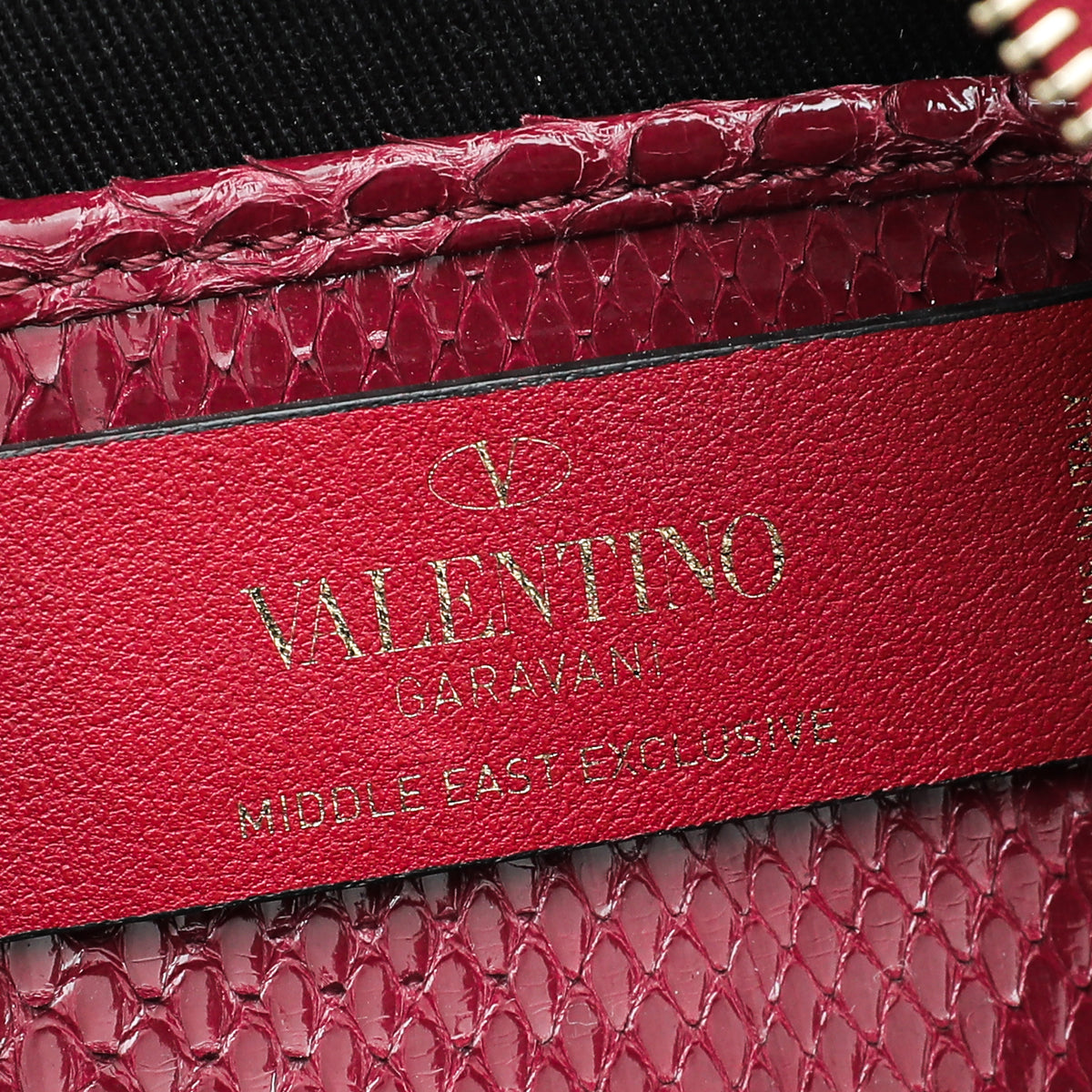 Valentino Bicolor Python Middle East Exclusive Rockstud Camera Bag