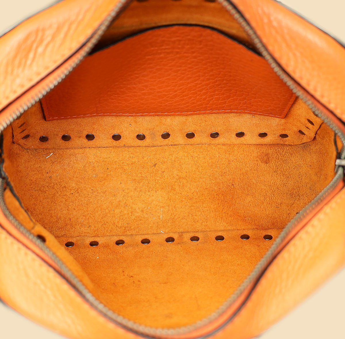 Valentino Orange Rockstud Camera Crossbody Bag-Valentino-THE CLOSET