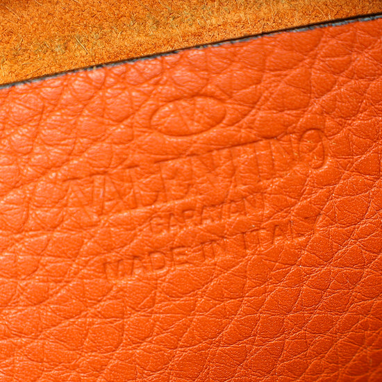 Valentino Orange Rockstud Camera Crossbody Bag-Valentino-THE CLOSET