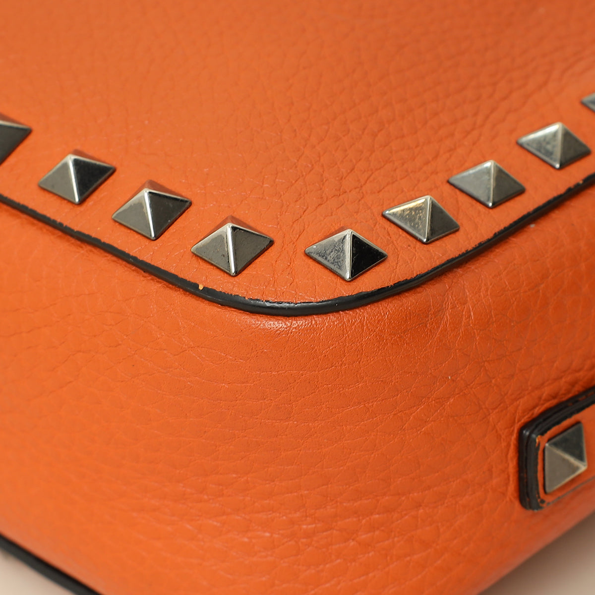 Valentino Orange Rockstud Camera Crossbody Bag-Valentino-THE CLOSET