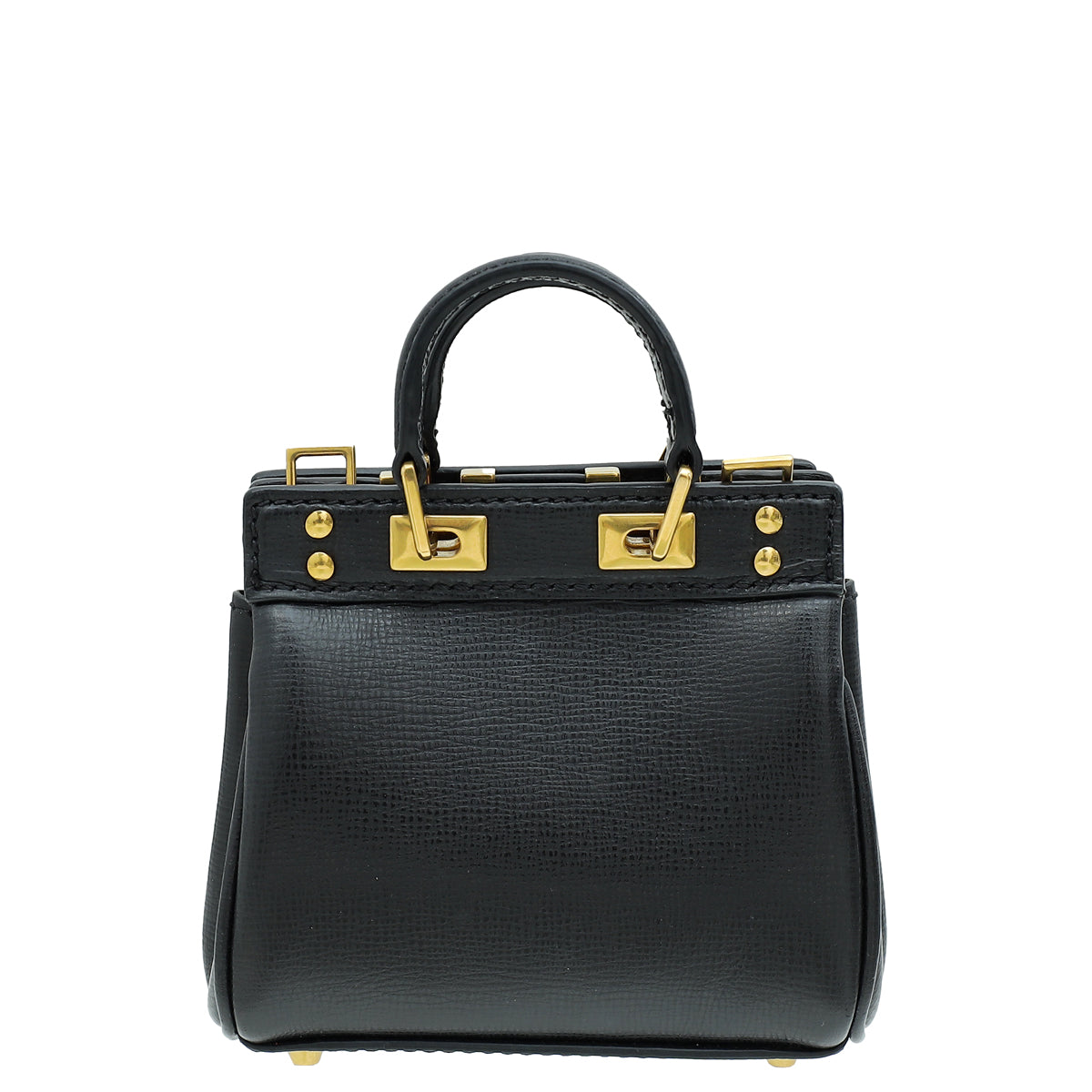 Valentino Black Micro Rockstud Alcove Bag-Valentino-THE CLOSET