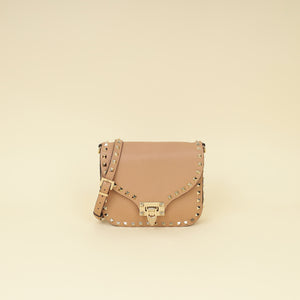 Valentino Nude Rockstud Flap Crossbody Bag
