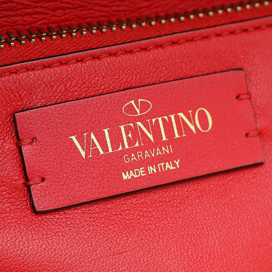 Valentino Rose Canelle Vsling Grainy Small Handbag