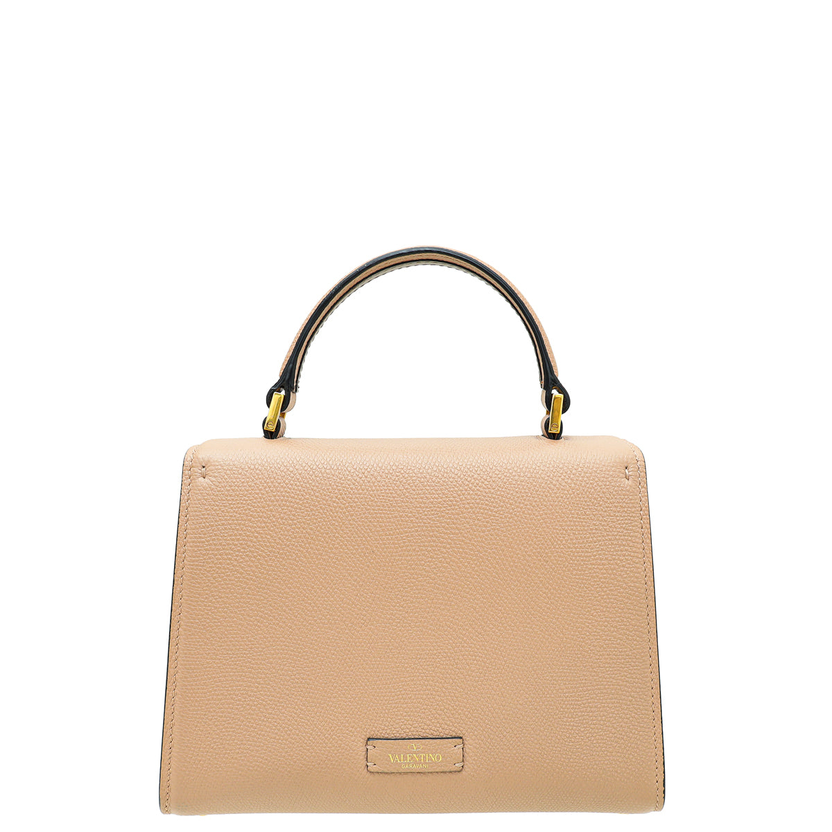 Valentino Rose Canelle Vsling Grainy Small Handbag-Valentino-THE CLOSET