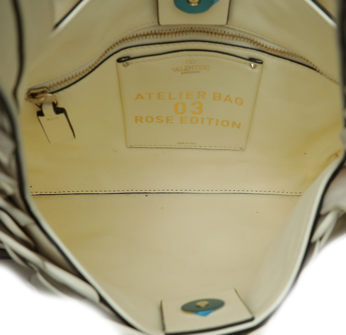Valentino White Atelier 03 Rose Edition Hobo Bag