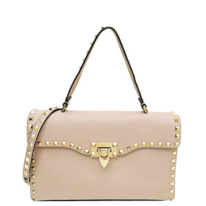 Valentino Poudre Rockstud Top Handle Bag