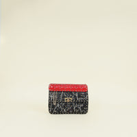 Valentino Black x Undercover Embroidered Rockstud Spike Shoulder Bag