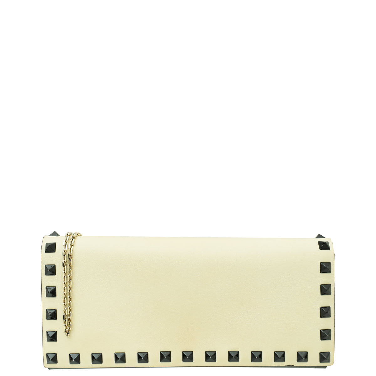 Valentino Bicolor Rockstud Wallet On Chain-Valentino-THE CLOSET