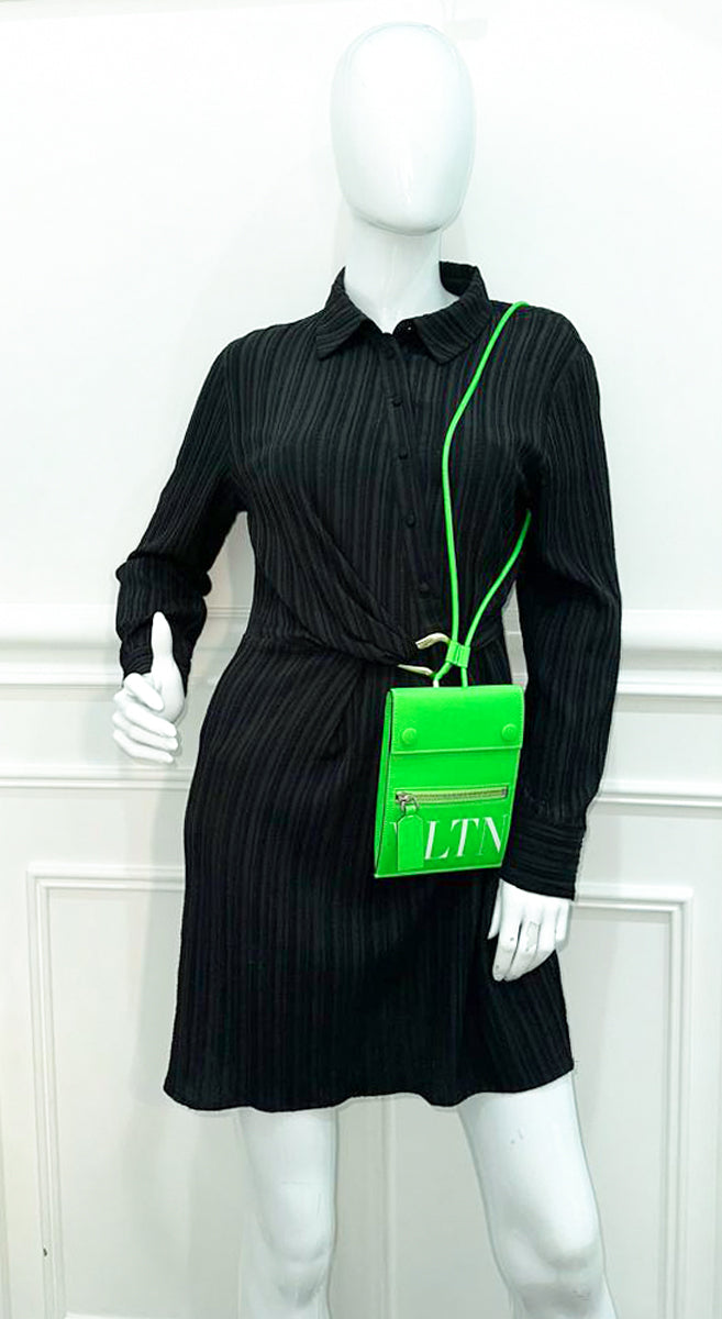 Valentino Neon Green "VLTN" Phone Neck Strap Phone Case