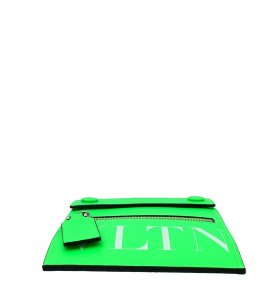 Valentino Neon Green "VLTN" Phone Neck Strap Phone Case