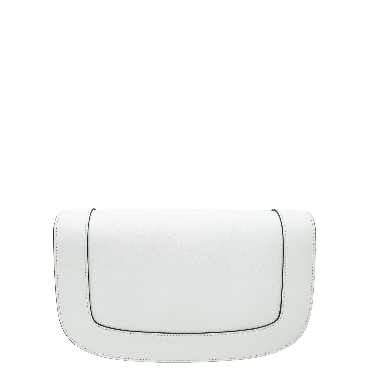 Valentino White Vlogo Supervee Medium Shoulder Bag