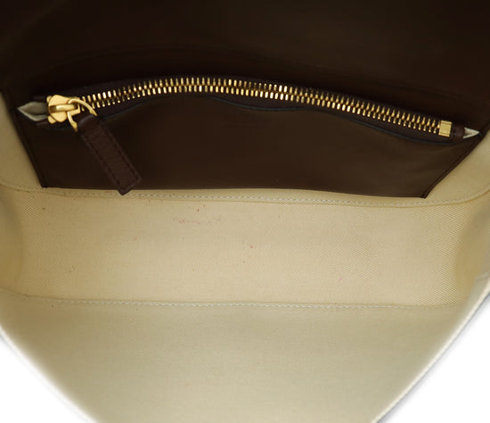 Valentino Brown Vlogo Walk Shoulder Bag