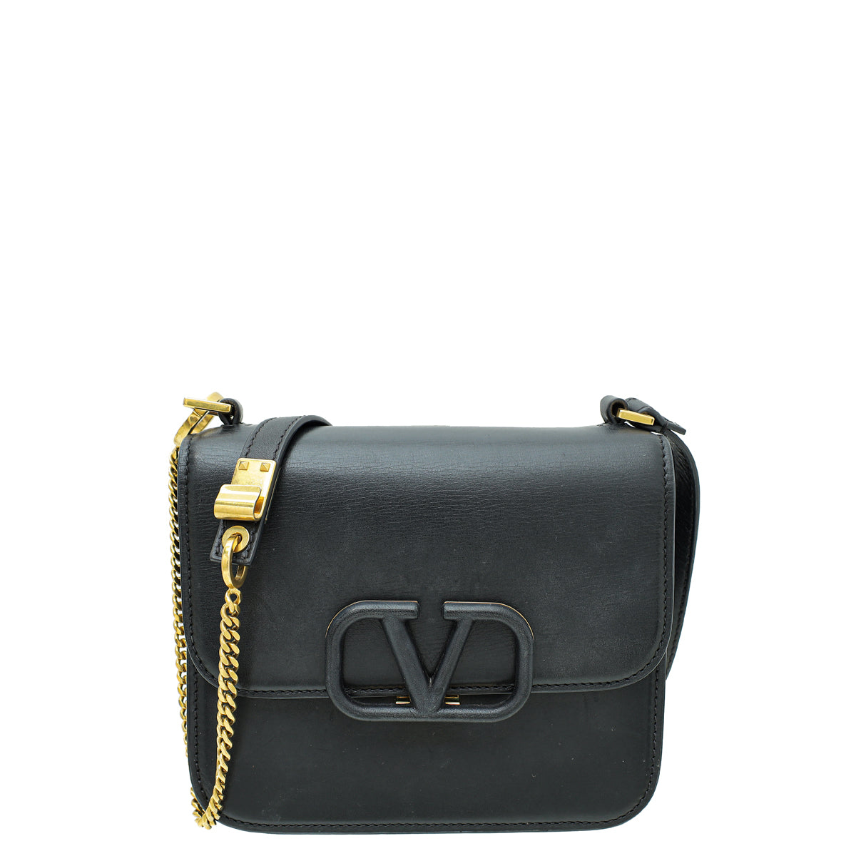 Valentino Black VSling Small Shoulder Bag-Valentino-THE CLOSET