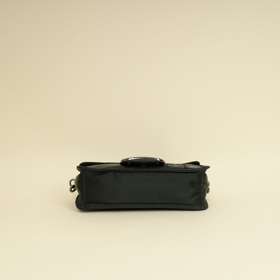 Valentino Khaki and Porter Loco Medium Shoulder Bag-Valentino-THE CLOSET