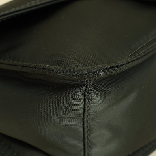 Valentino Khaki and Porter Loco Medium Shoulder Bag-Valentino-THE CLOSET