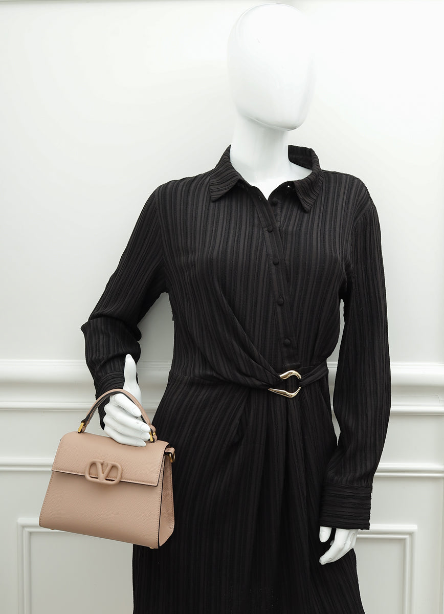 Valentino Rose Canelle Vsling Mini Handbag