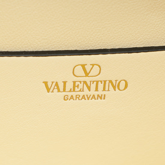 Valentino Ivory VLogo Moon Medium Hobo Bag W/ Chain-Valentino-THE CLOSET