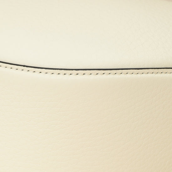 Valentino Ivory VLogo Moon Medium Hobo Bag W/ Chain-Valentino-THE CLOSET