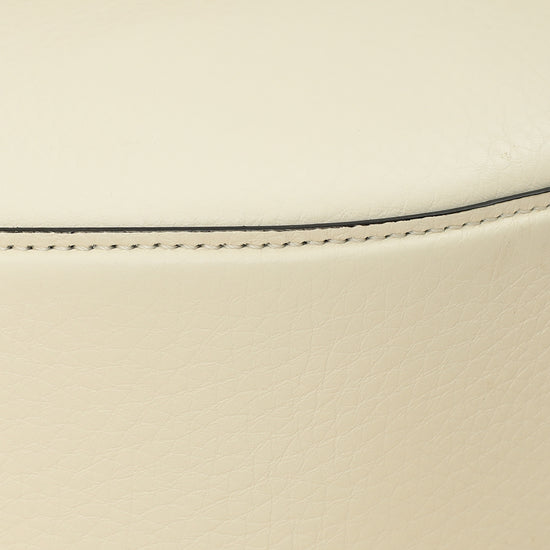 Valentino Ivory VLogo Moon Medium Hobo Bag W/ Chain-Valentino-THE CLOSET