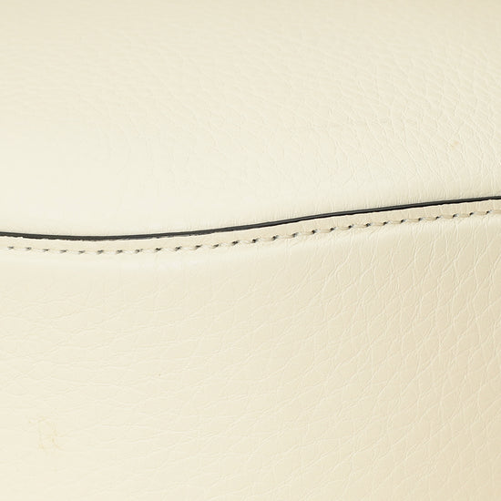 Valentino Ivory VLogo Moon Medium Hobo Bag W/ Chain-Valentino-THE CLOSET