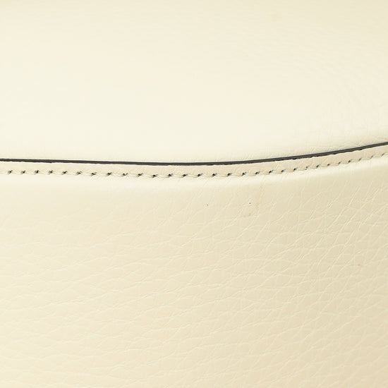 Valentino Ivory VLogo Moon Medium Hobo Bag W/ Chain-Valentino-THE CLOSET