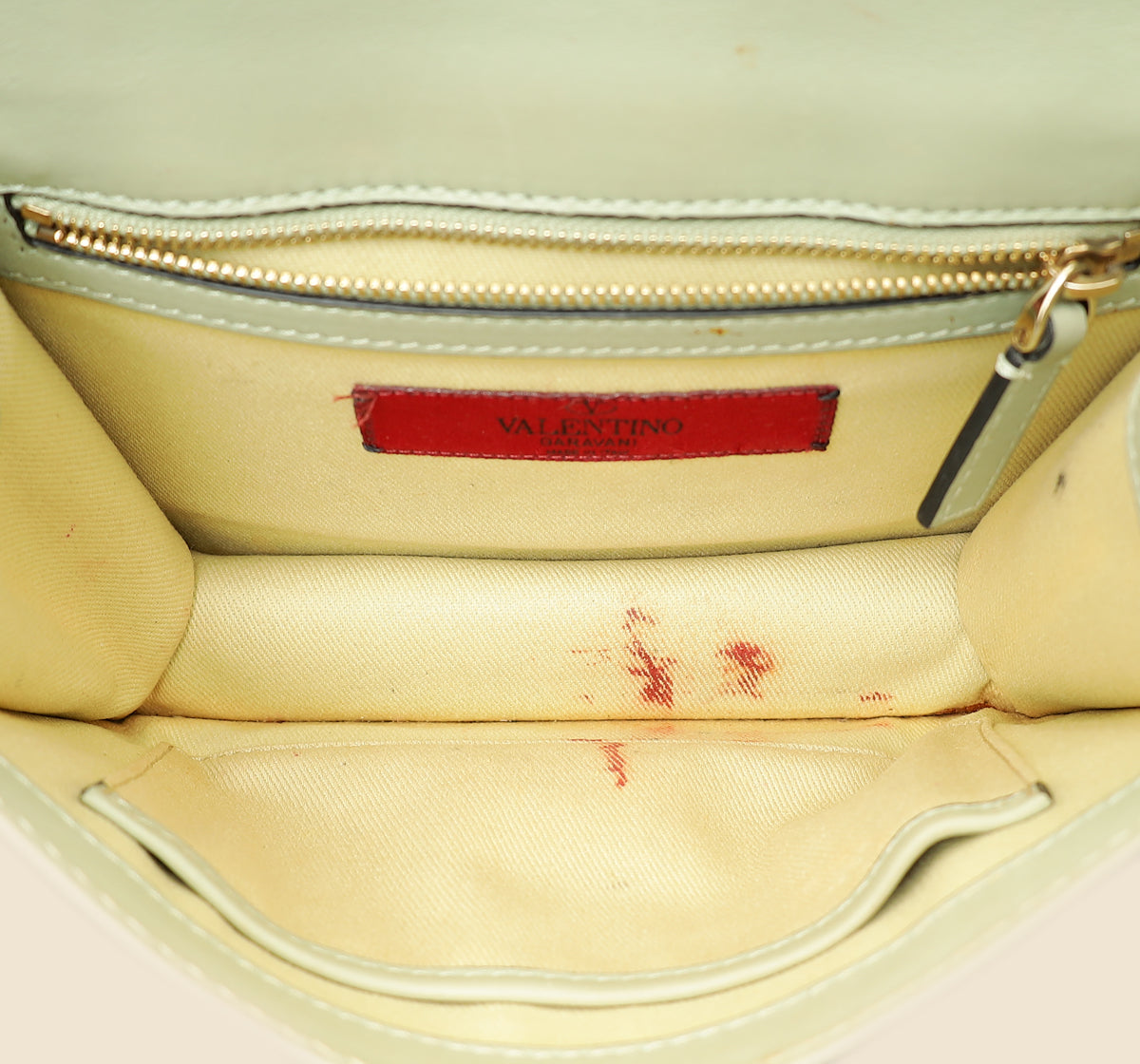 Valentino Pastel Green Glam Lock Small Shoulder Bag-Valentino-THE CLOSET