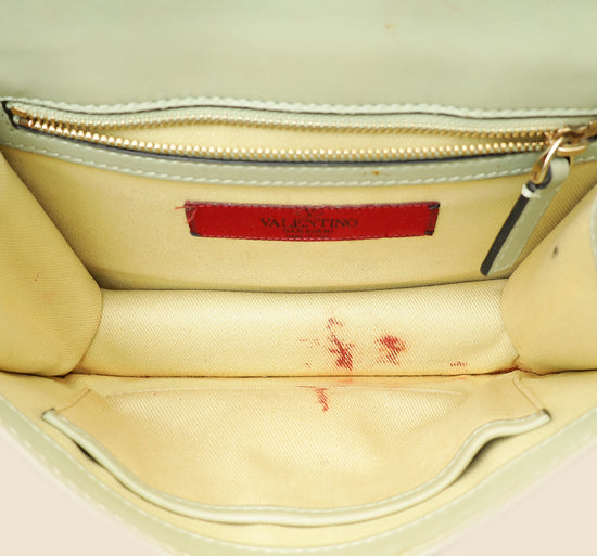 Valentino Pastel Green Glam Lock Small Shoulder Bag-Valentino-THE CLOSET