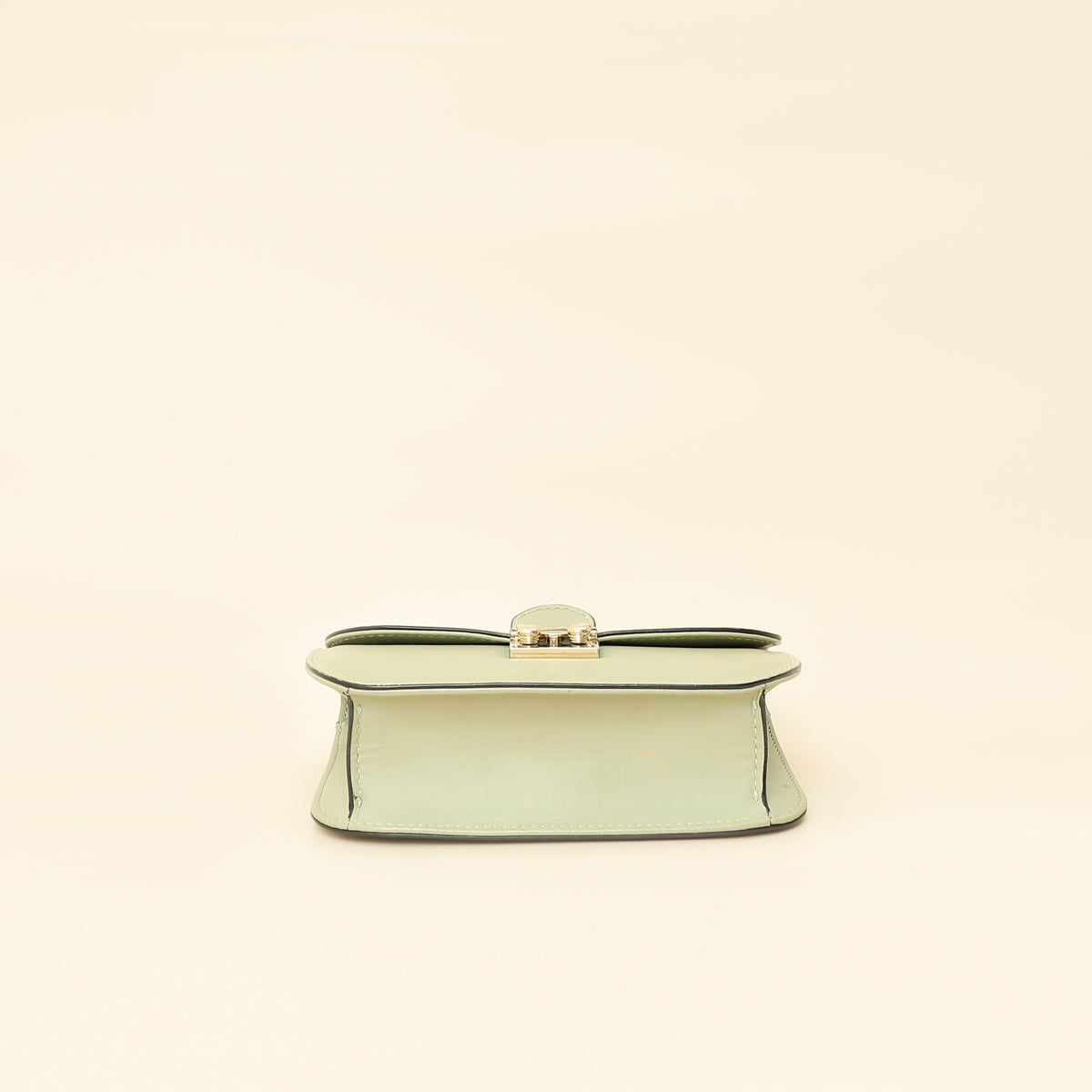 Valentino Pastel Green Glam Lock Small Shoulder Bag-Valentino-THE CLOSET