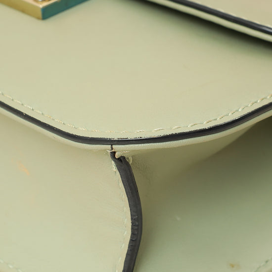 Valentino Pastel Green Glam Lock Small Shoulder Bag-Valentino-THE CLOSET