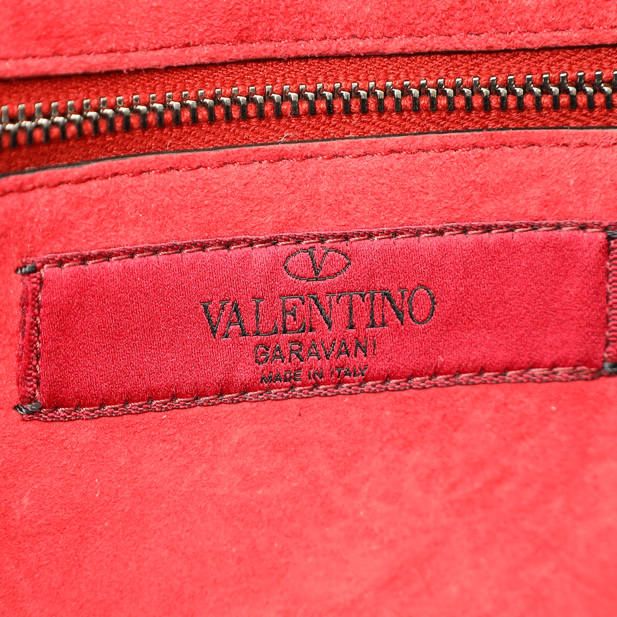 Valentino Black Rockstud Spike Chain Clutch Bag-Valentino-THE CLOSET