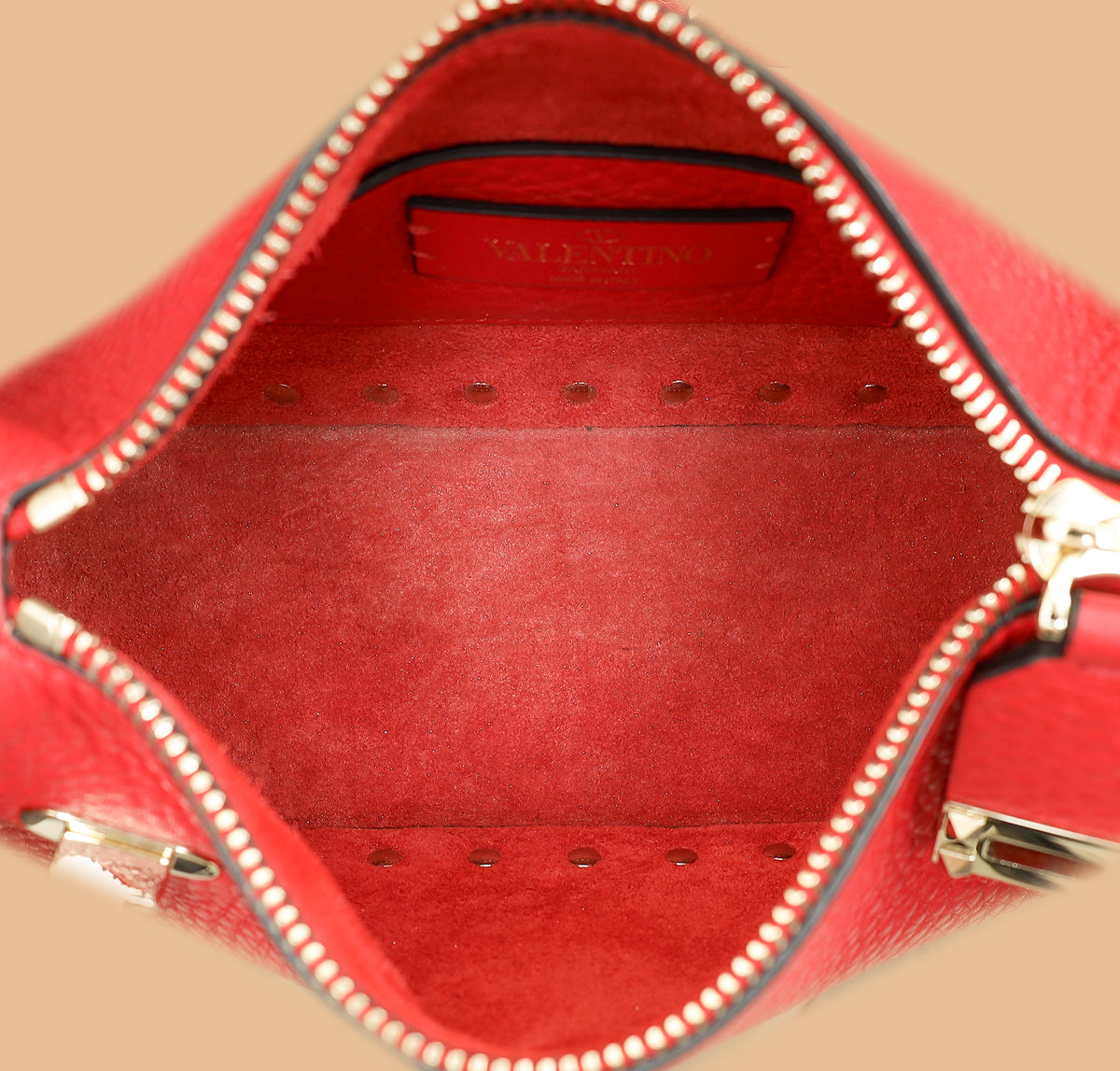 Valentino Red Rockstud Small Crossbody Bag-Valentino-THE CLOSET