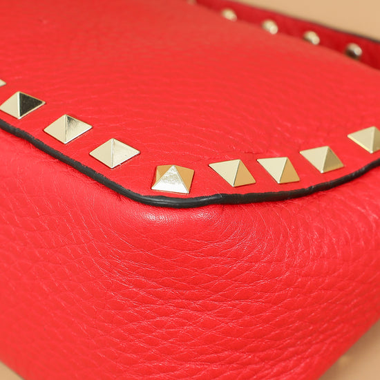 Valentino Red Rockstud Small Crossbody Bag-Valentino-THE CLOSET