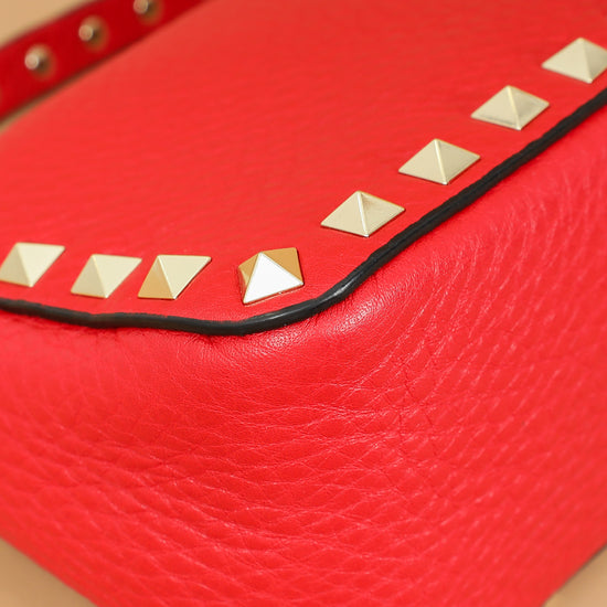 Valentino Red Rockstud Small Crossbody Bag-Valentino-THE CLOSET