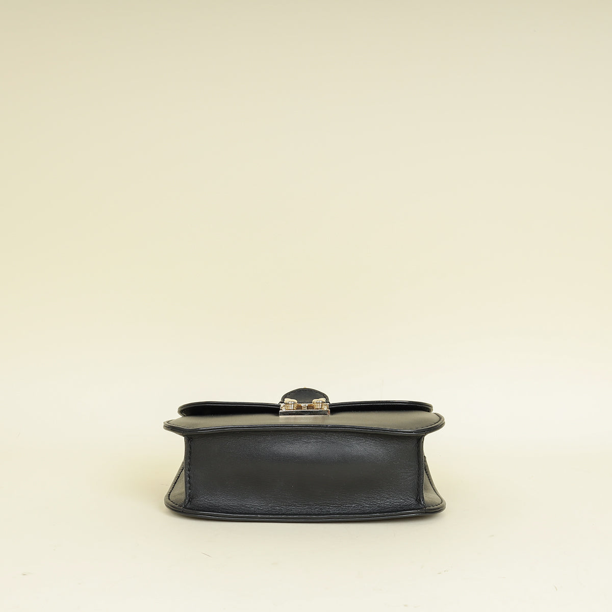 Valentino Black Glam Lock Small Shoulder Bag