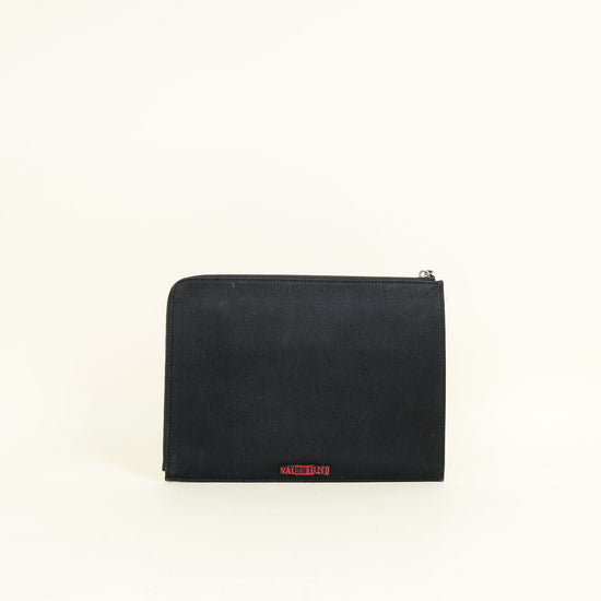 Valentino Black x Jamie Reid Applique Clutch (For Men)