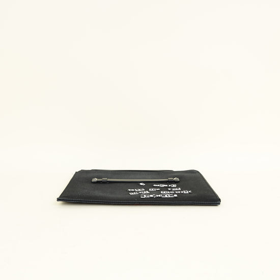 Valentino Black x Jamie Reid Applique Clutch (For Men)