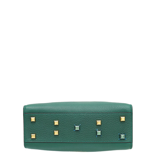 Valentino Green My Rockstud Single Handle Medium Bag