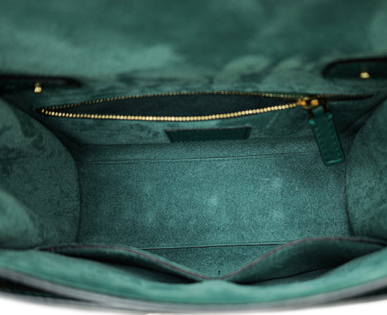 Valentino Green My Rockstud Single Handle Medium Bag