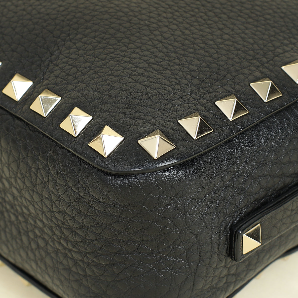 Valentino Black Rockstud Camera Mini Crossbody Bag