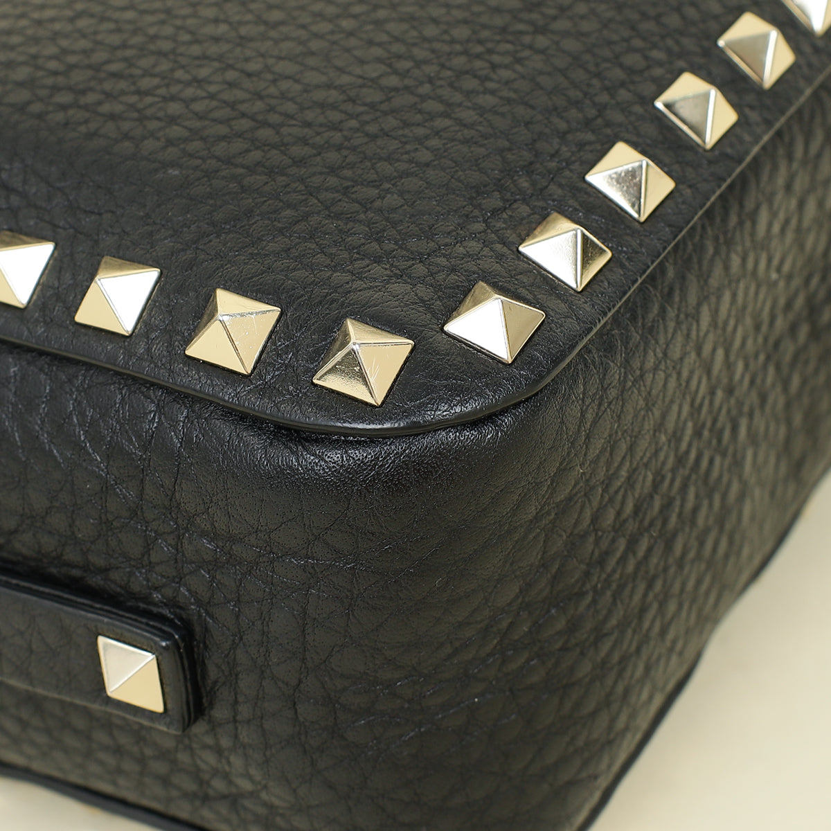 Valentino Black Rockstud Camera Mini Crossbody Bag