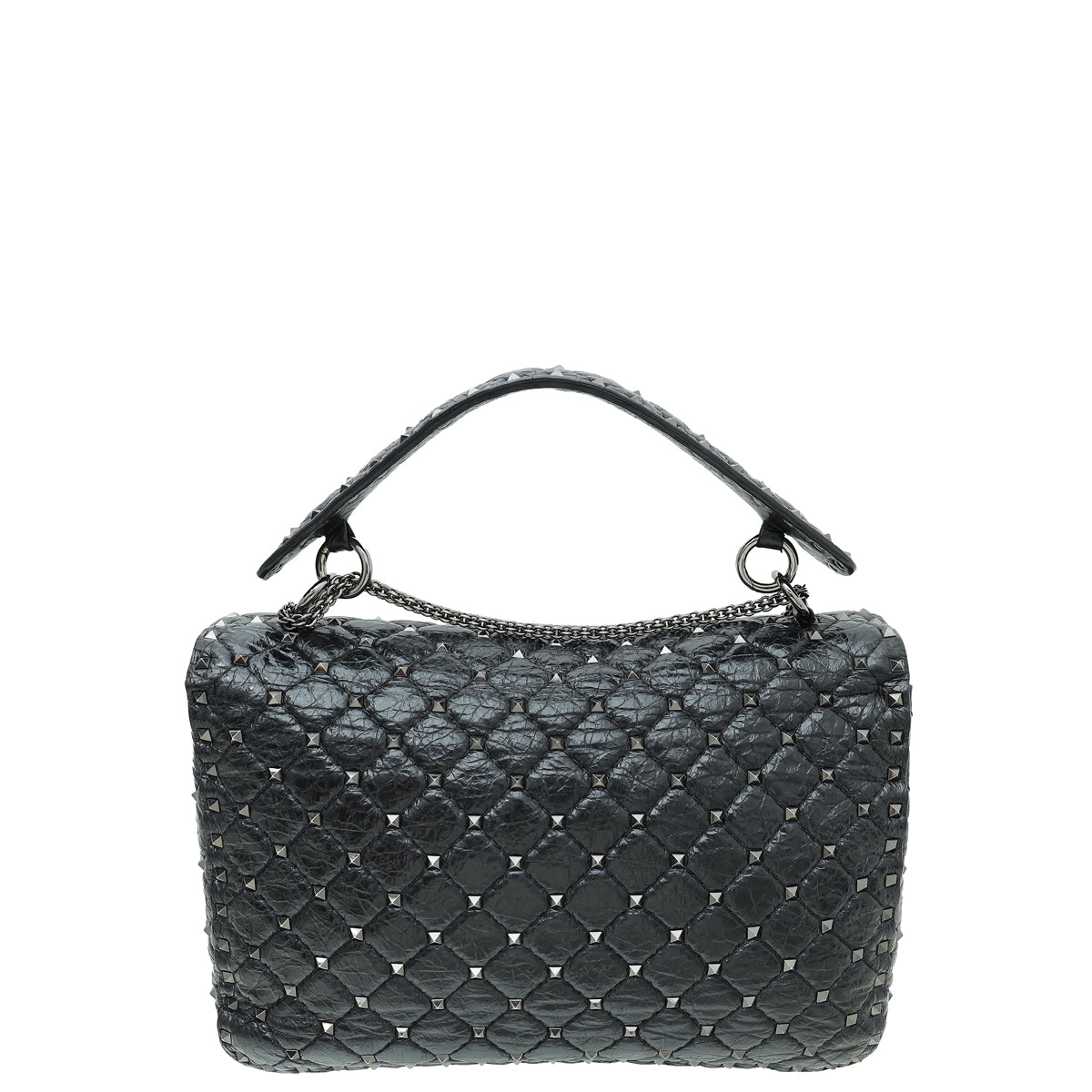 Valentino Spike Rockstud Large Shoulder Bag-Valentino-THE CLOSET