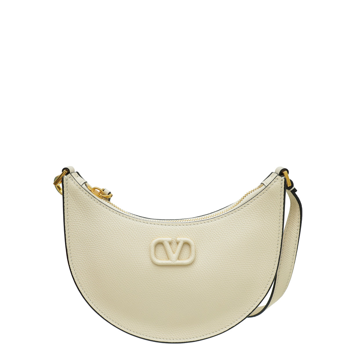 Valentino Cream VLogo Hobo Mini Bag-Valentino-THE CLOSET