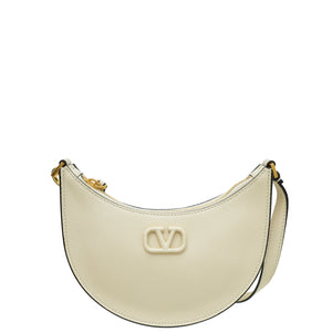 Valentino Cream VLogo Hobo Mini Bag
