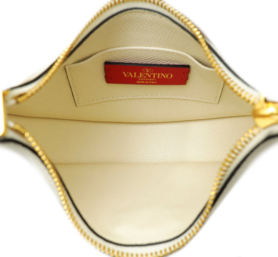 Valentino Cream VLogo Hobo Mini Bag