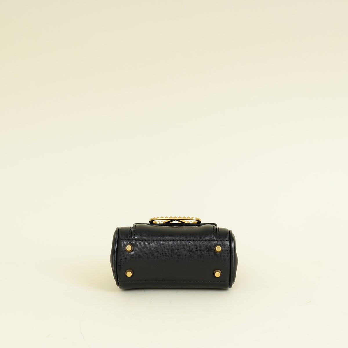 Valentino Black Micro Rockstud Alcove Bag