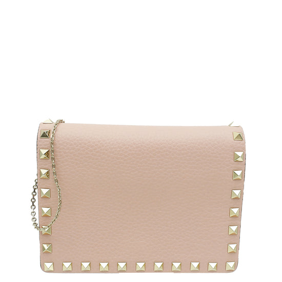 Valentino Poudre Rockstud Mini Chain Crossbody Bag