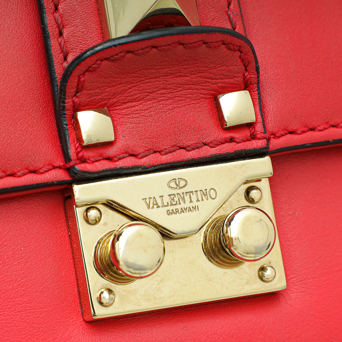 Valentino red small outlet bag