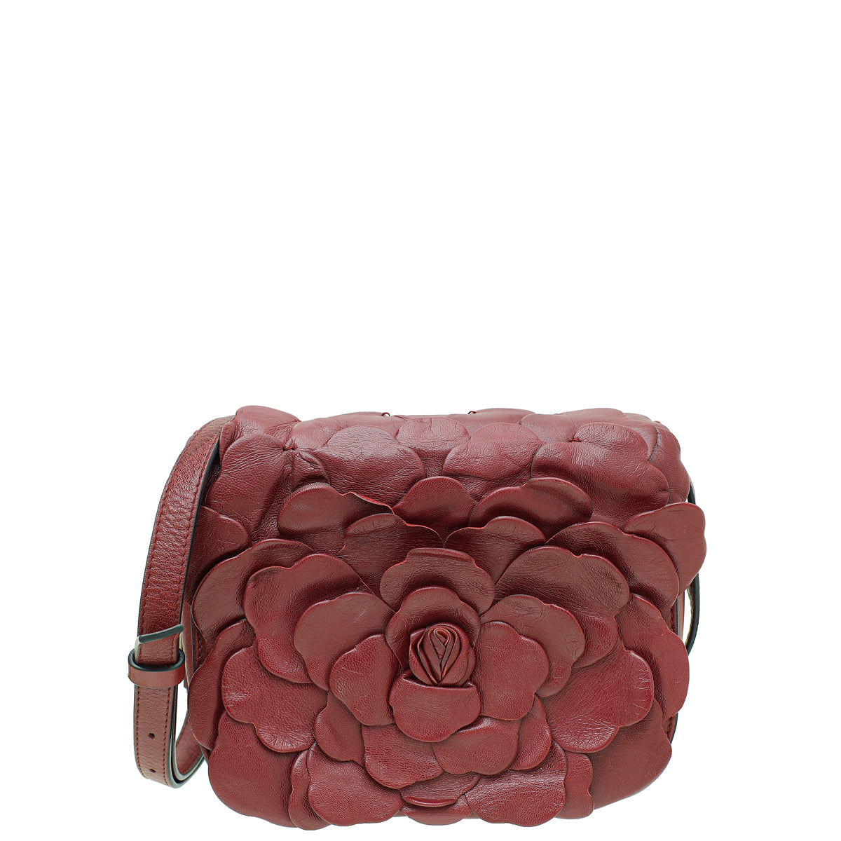 Valentino Burgundy Atelier 03 Rose Edition Bag-Valentino-THE CLOSET