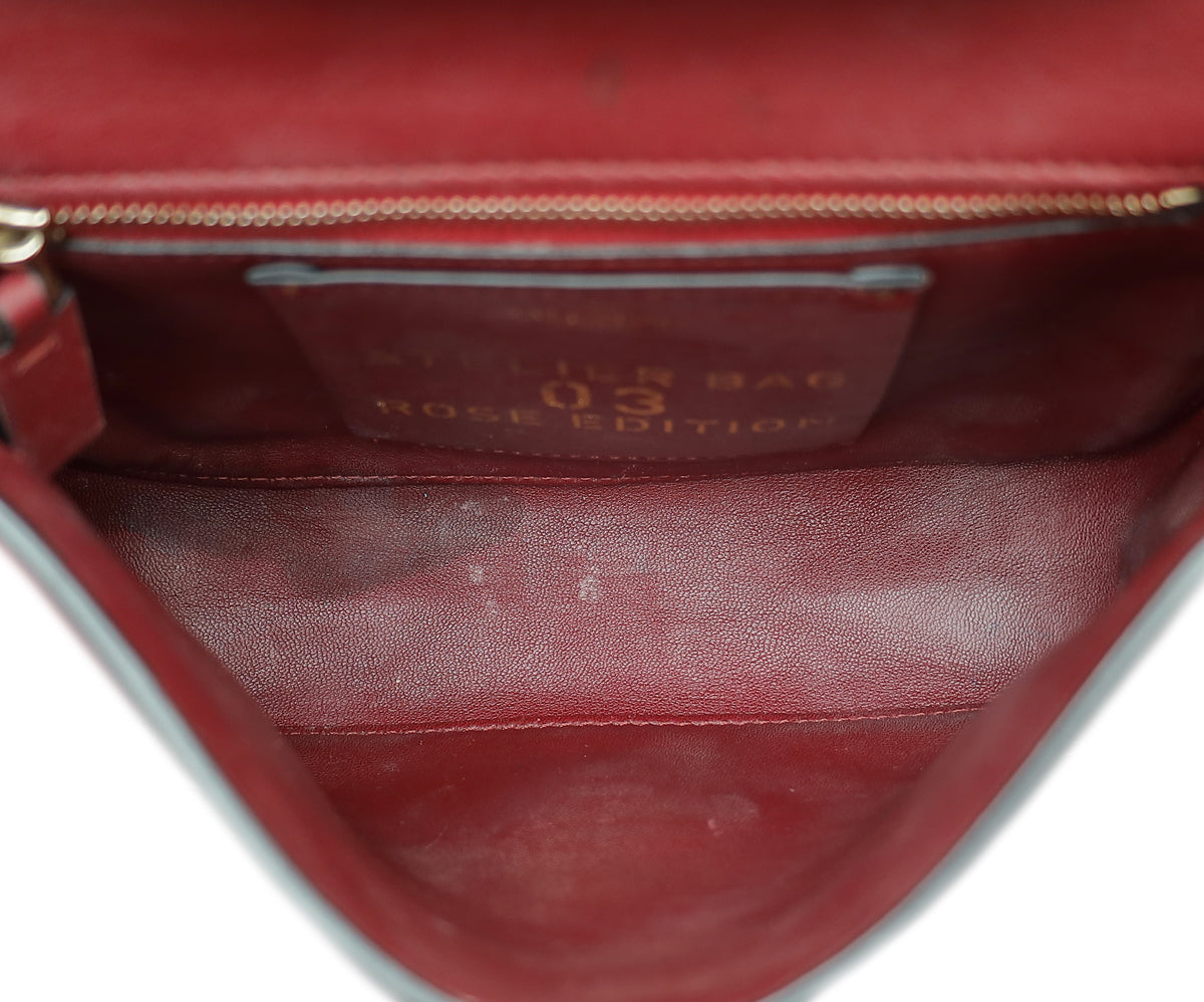 Valentino Burgundy Atelier 03 Rose Edition Bag