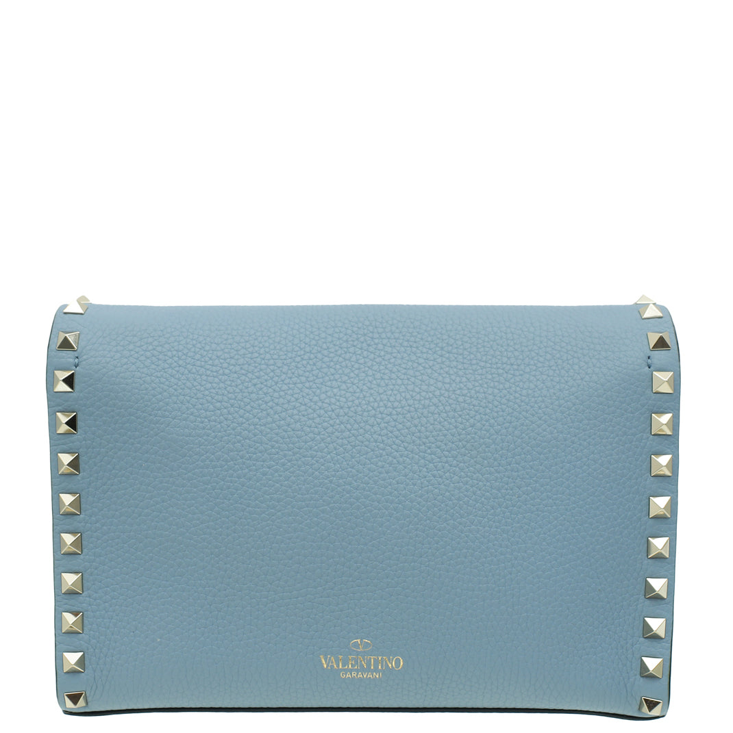 Valentino Azure Rockstud Crossbody Bag-Valentino-THE CLOSET